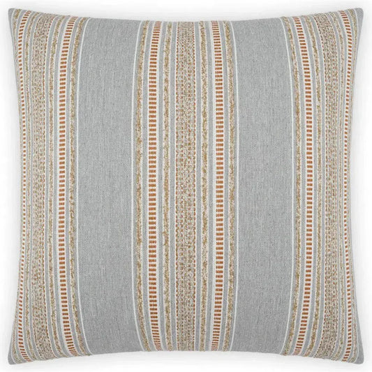 Larsen Vintage Grey Throw Pillow With Insert - LOOMLAN - D.V. Kap - Throw Pillows