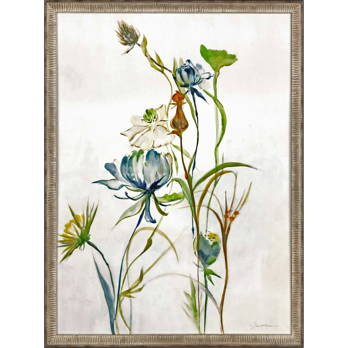 Late Summer Wildflower Wood Multi Framed Wall Art -- view 4