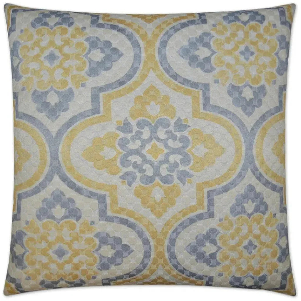 Lattice Imprint Yellow Throw Pillow Insert - LOOMLAN - D.V. Kap - Throw Pillows