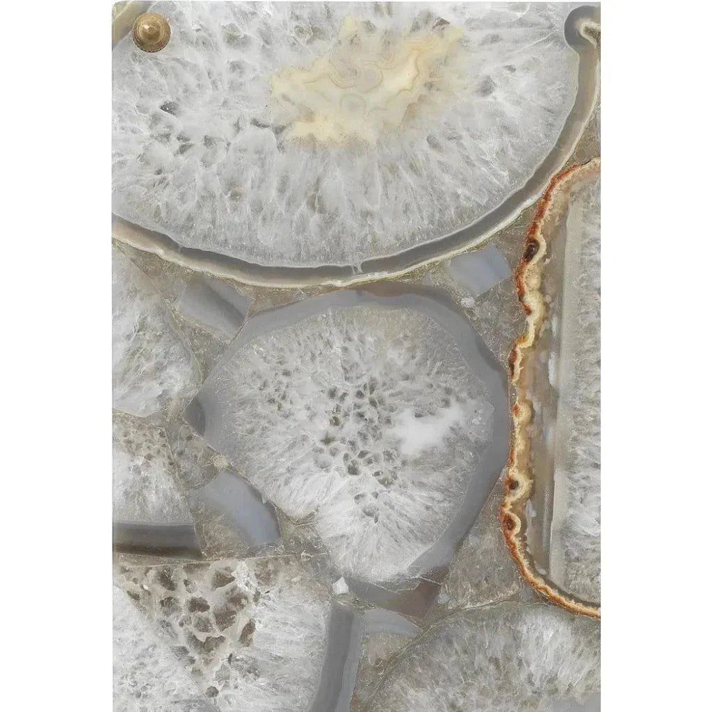 Lavender Agate Adeline Rectangle Wall Sconce - LOOMLAN - Jamie Young - Wall Sconces