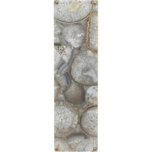 Lavender Agate Adeline Rectangle Wall Sconce - LOOMLAN - Jamie Young - Wall Sconces