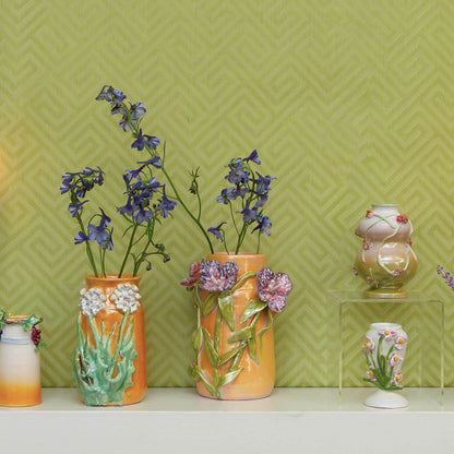 Abigails Lavender Flowers Design Mango Ceramic Vase
