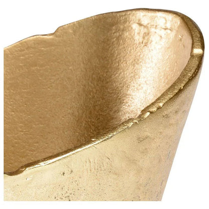 Lawrence Champagne Brass Plated Aluminum Chiller - LOOMLAN - Wildwood - Vases & Jars