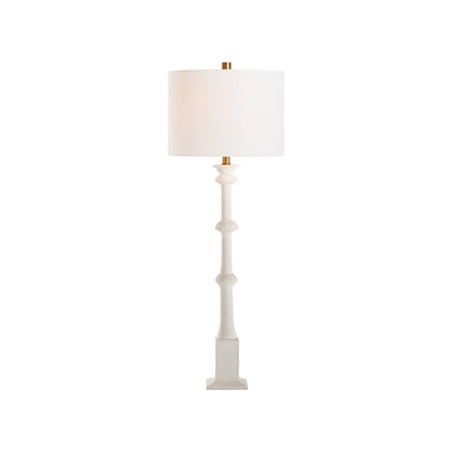 Lawrence White Resin Table Lamp