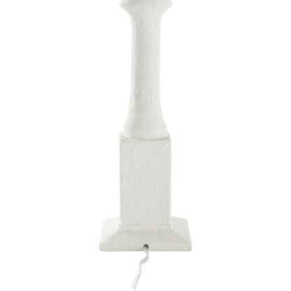 Lawrence White Resin Table Lamp