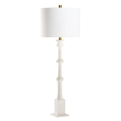 Lawrence White Resin Table Lamp