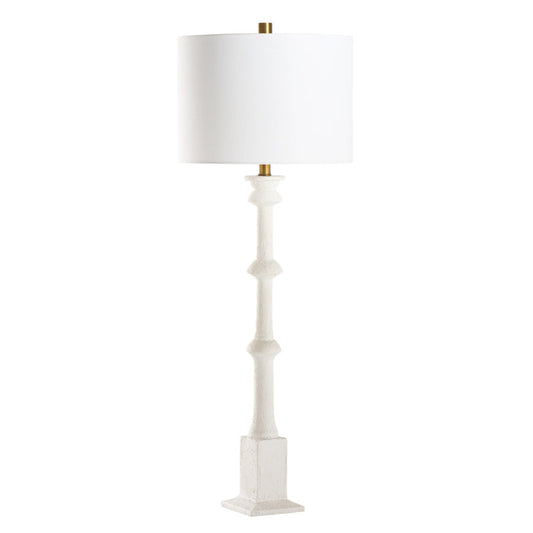 Lawrence White Resin Table Lamp