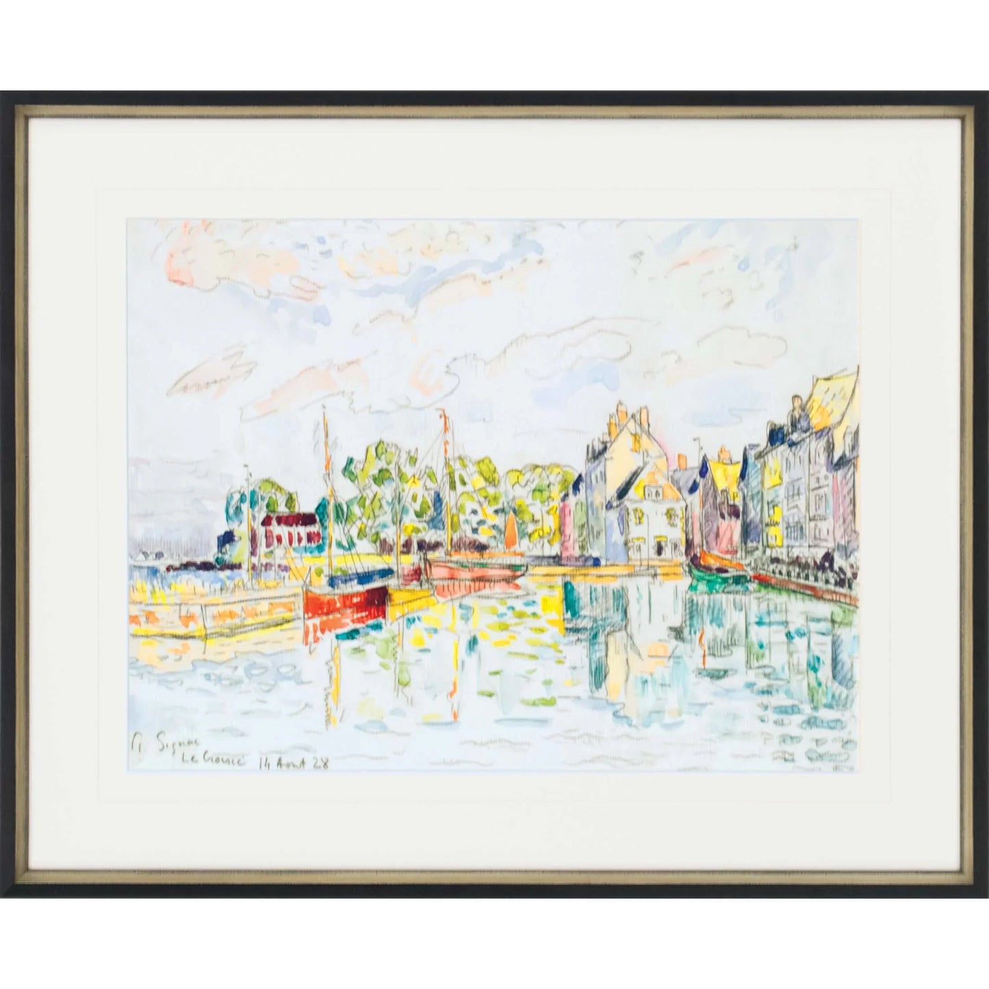 Le Croisic I Wood Frame Multi Canvas Art