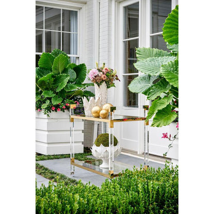 Leaf Design Hand Glazed Porcelain Vase - LOOMLAN - Chelsea House - Vases & Jars