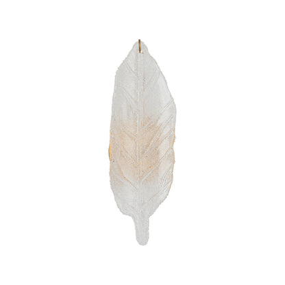 Leaf Metal Golden Wall Sconce