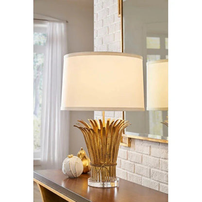 Leaf Silkette Shade Table Lamp - LOOMLAN - Chelsea House - Table Lamps