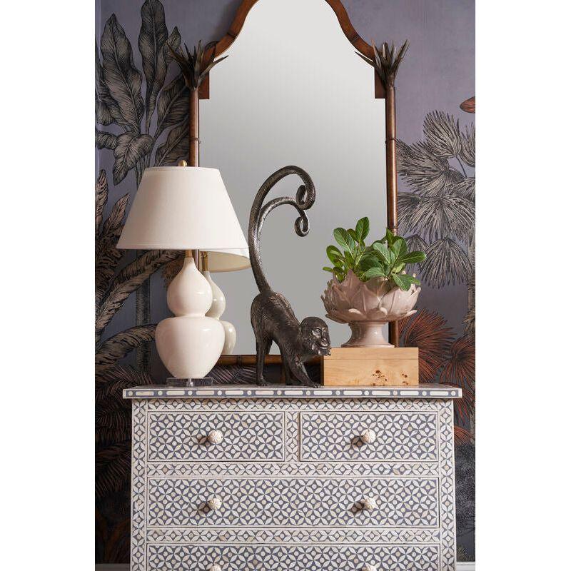 Leaf Style Glazed Porcelain Made Vase - LOOMLAN - Chelsea House - Vases & Jars