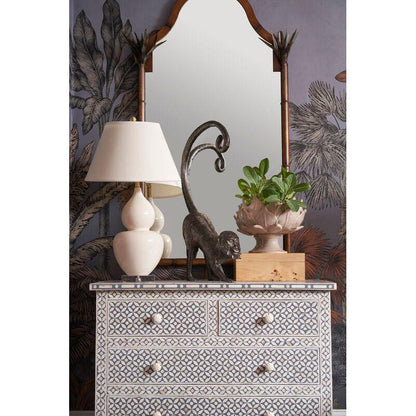 Leaf Style Glazed Porcelain Made Vase - LOOMLAN - Chelsea House - Vases & Jars