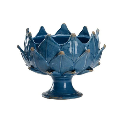 Leaf Style Glazed Porcelain Made Vase - LOOMLAN - Chelsea House - Vases & Jars