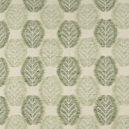 Leafalong Green Throw Pillow
