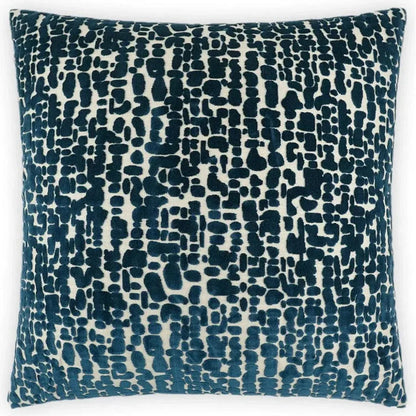 Leah Lapis Blue Throw Pillow With Insert - LOOMLAN - D.V. Kap - Throw Pillows