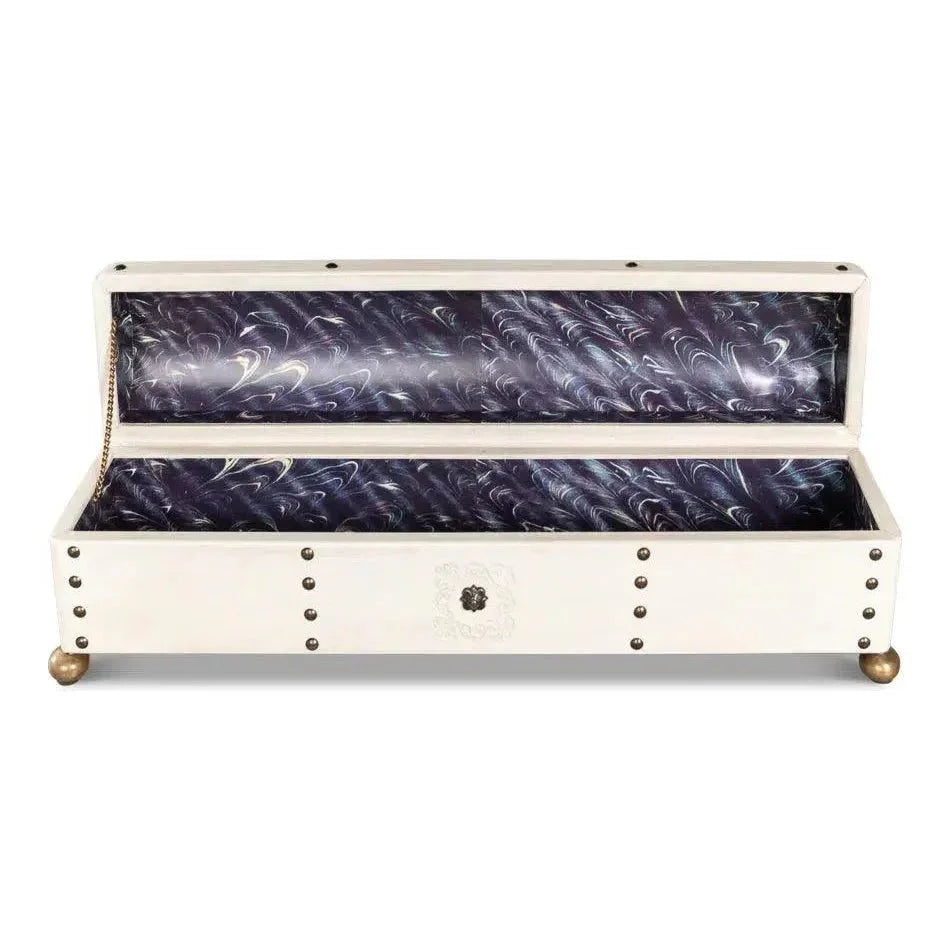 Leather Telescope Box - LOOMLAN - Sarreid - Boxes & Bowls