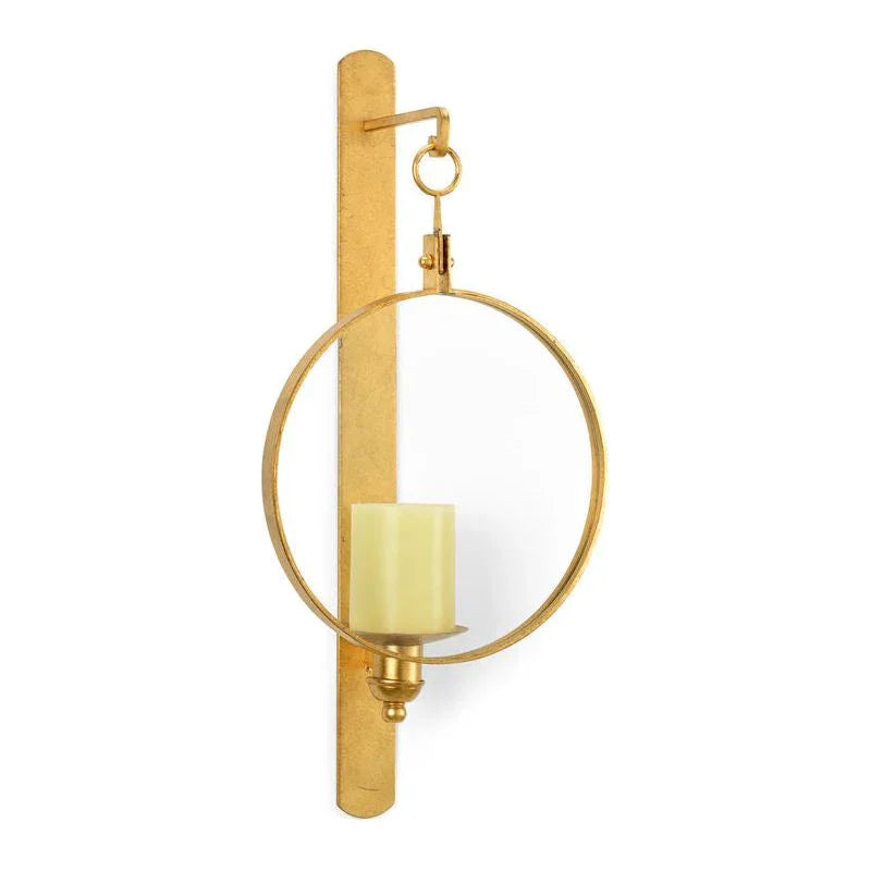 Leggit Lacquered Iron Base Wall Sconce - LOOMLAN - Chelsea House - Wall Sconces
