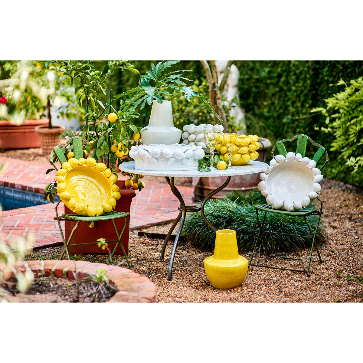 Lemon Design Ceramic Decorative Bowl