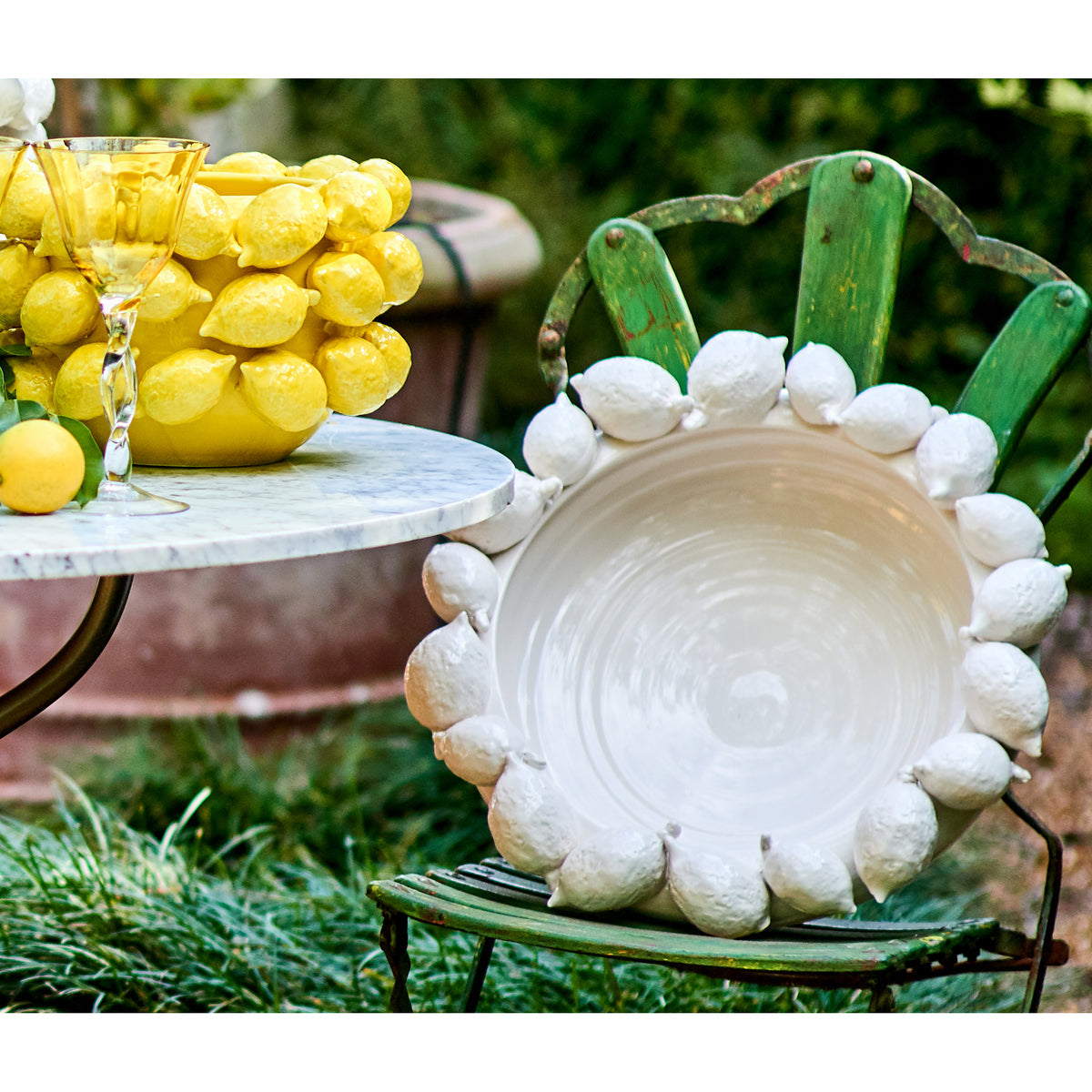 Lemon Design Ceramic Decorative Bowl