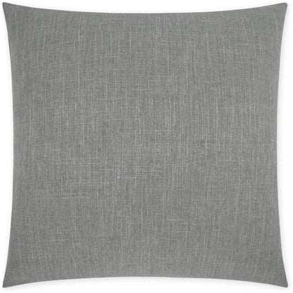 Lena Grey Beach Solid Grey Large Throw Pillow Insert - LOOMLAN - D.V. Kap - Throw Pillows