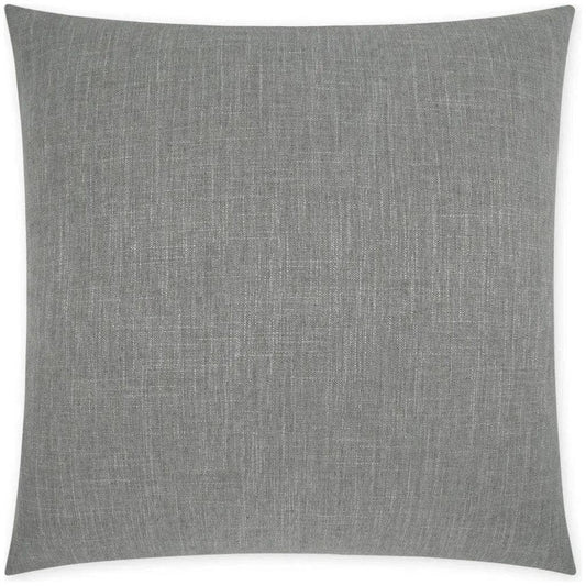 Lena Grey Beach Solid Grey Large Throw Pillow Insert - LOOMLAN - D.V. Kap - Throw Pillows