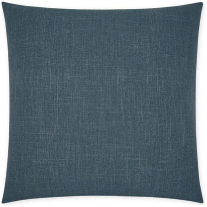 Lena Ocean Solid Blue Slate Large Throw Pillow Insert - LOOMLAN - D.V. Kap - Throw Pillows