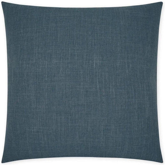 Lena Ocean Solid Blue Slate Large Throw Pillow Insert - LOOMLAN - D.V. Kap - Throw Pillows