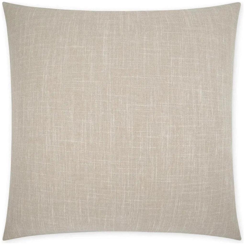 Lena Sand Solid Taupe Large Throw Pillow Insert - LOOMLAN - D.V. Kap - Throw Pillows