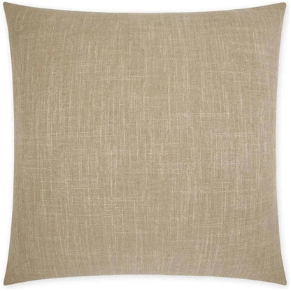 Lena Wheat Solid Taupe Large Throw Pillow Insert - LOOMLAN - D.V. Kap - Throw Pillows