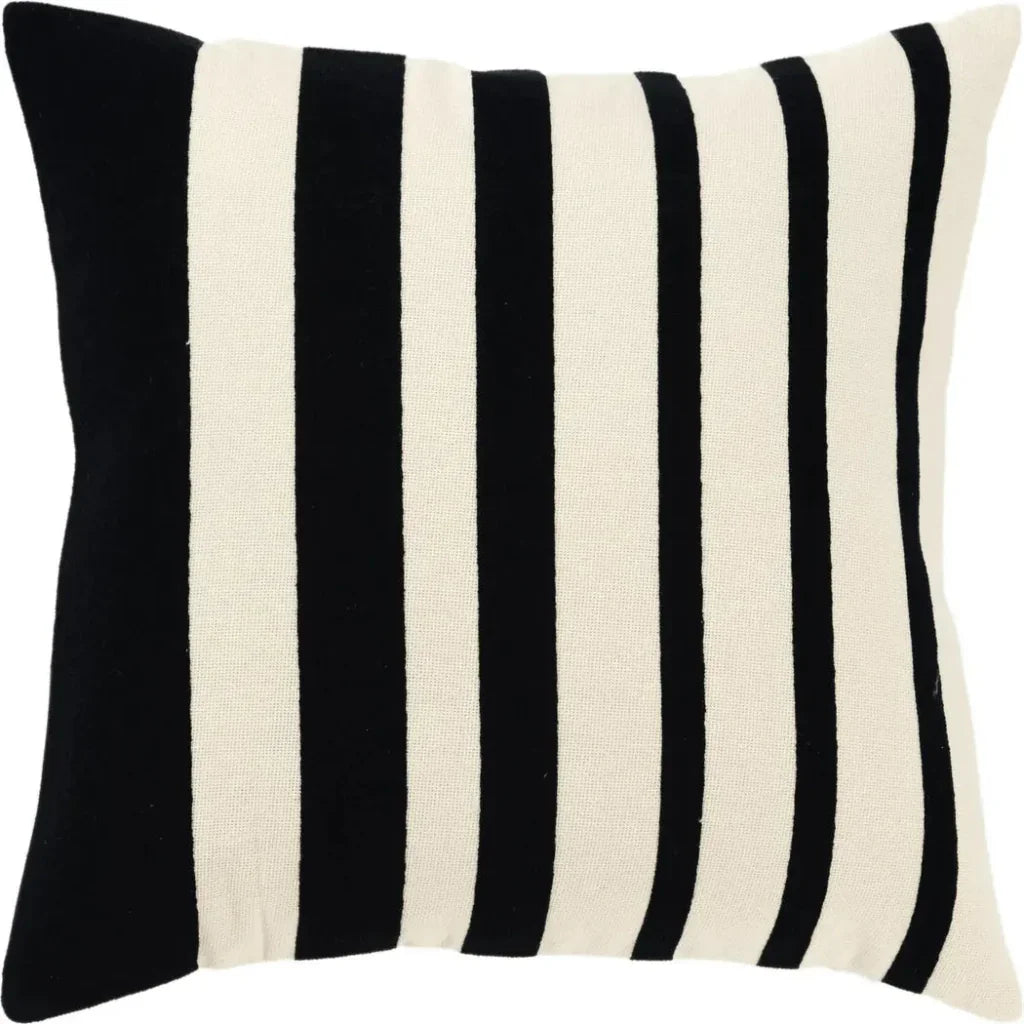 Leo Striped Couch Throw Pillow Covers Down Insert - LOOMLAN - LOOMLAN - Throw Pillows
