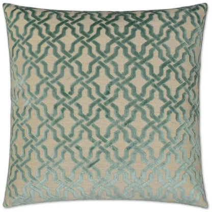 Liberty Aqua Green Throw Pillow With Insert - LOOMLAN - D.V. Kap - Throw Pillows