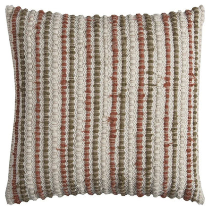 Lidio Linen & Cotton Stripe Couch Throw Pillow Insert - LOOMLAN - LOOMLAN - Throw Pillows