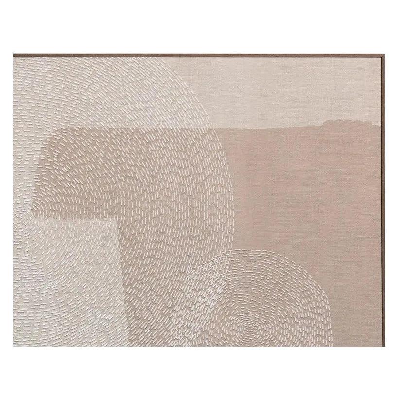 Light Brown Floater Frame Art - LOOMLAN - SUNPAN - Canvas Art
