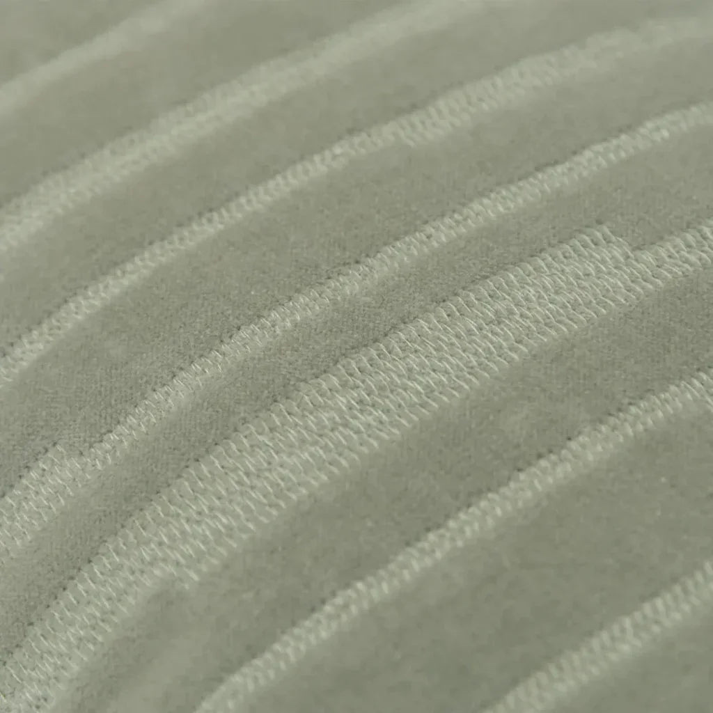 Lila Embroidered Stripes Lumbar Pillow Cover Insert - LOOMLAN - LOOMLAN - Throw Pillows