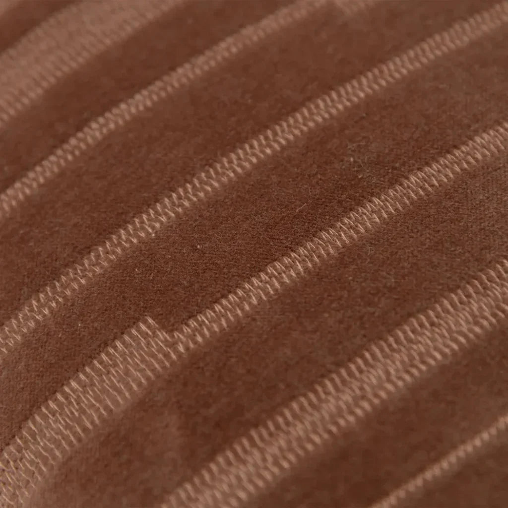 Lila Embroidered Stripes Lumbar Pillow Cover Insert - LOOMLAN - LOOMLAN - Throw Pillows