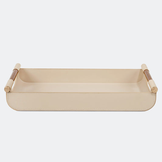 Lilah Leather Warp Tray
