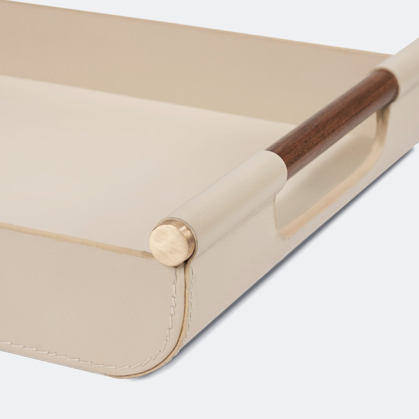 Lilah Leather Warp Tray