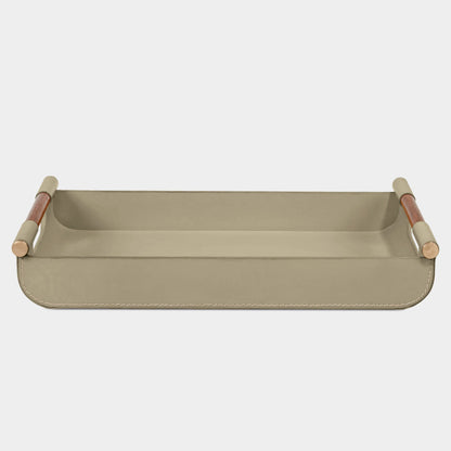 Lilah Leather Warp Tray