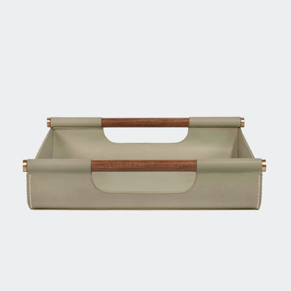 Lilah Leather Warp Tray