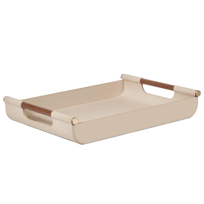 Lilah Leather Warp Tray