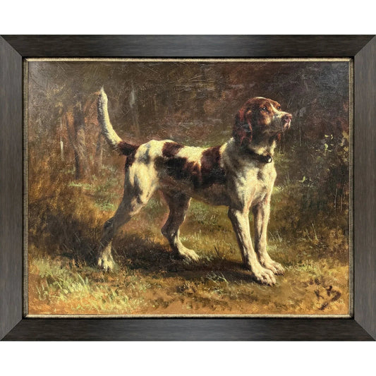 Limier Briquet Hound Brown Canvas Art