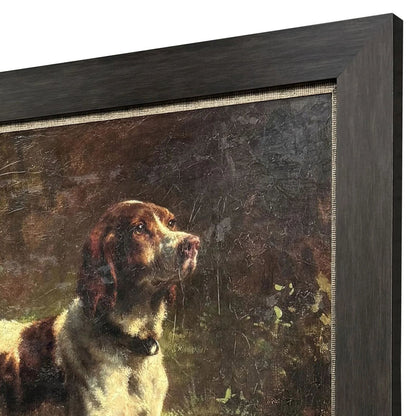 Limier Briquet Hound Brown Framed Wall Art -- view 4