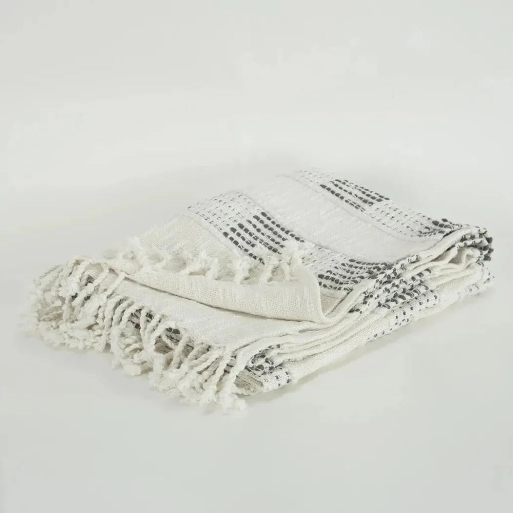 Lina Soft Throw Blankets From Cotton - LOOMLAN - LOOMLAN - Throw Blankets