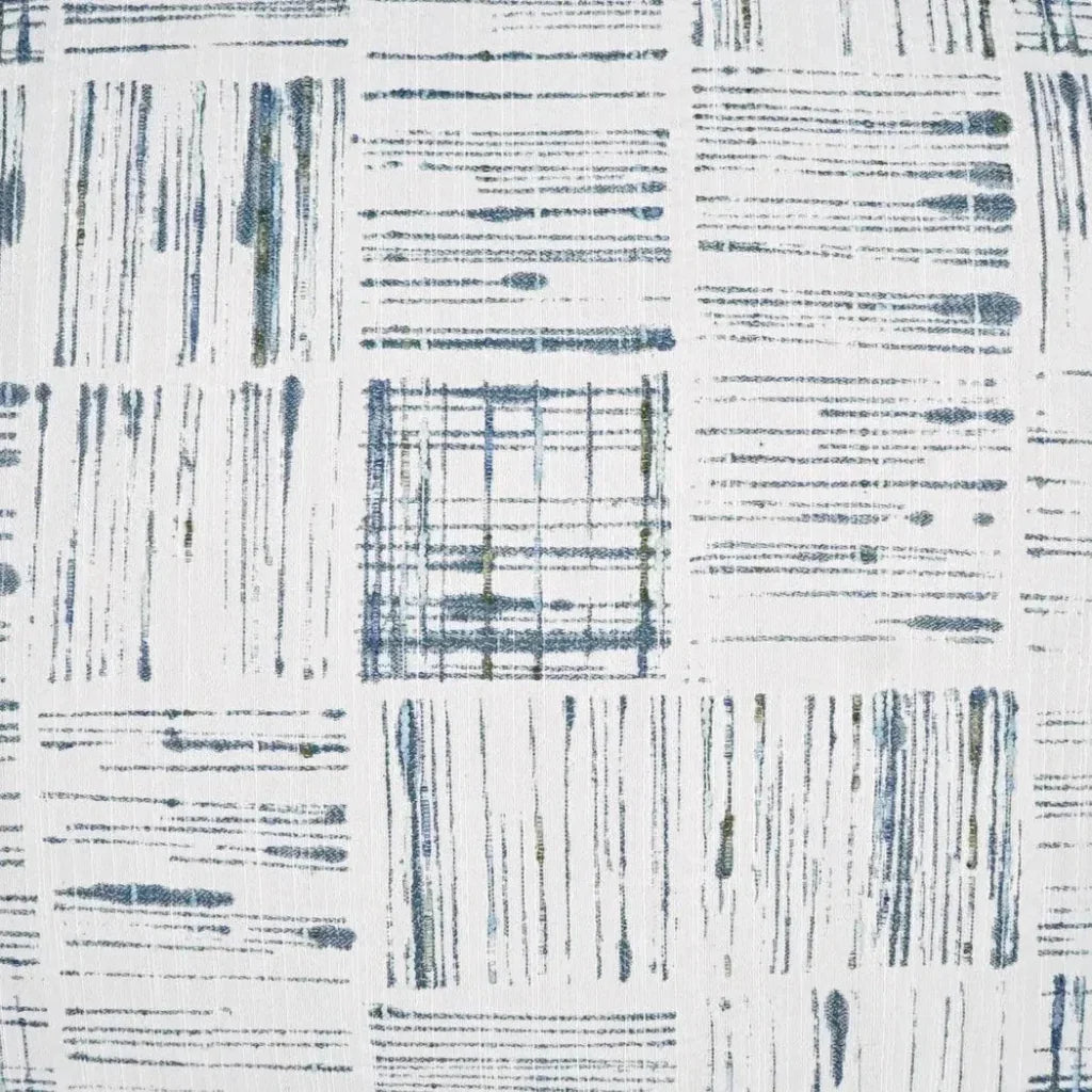 Line Up Blue Abstract Blue Large Throw Pillow Insert - LOOMLAN - D.V. Kap - Throw Pillows