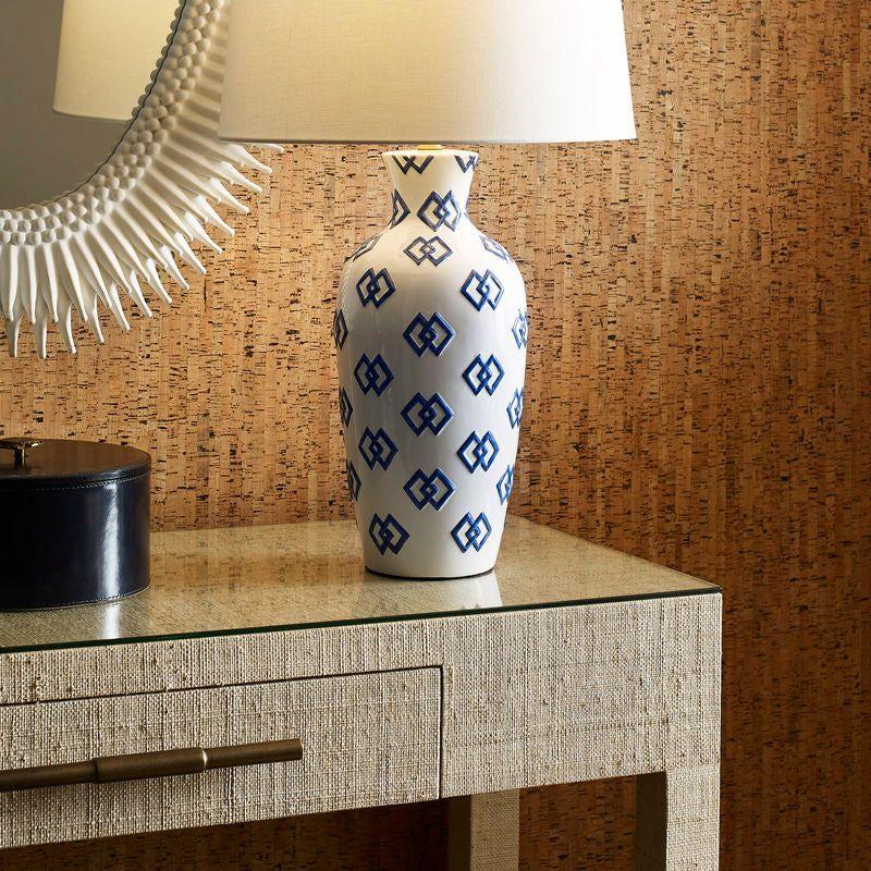 Linked In Geometric Pattern Design Table Lamp - LOOMLAN - Wildwood - Table Lamps