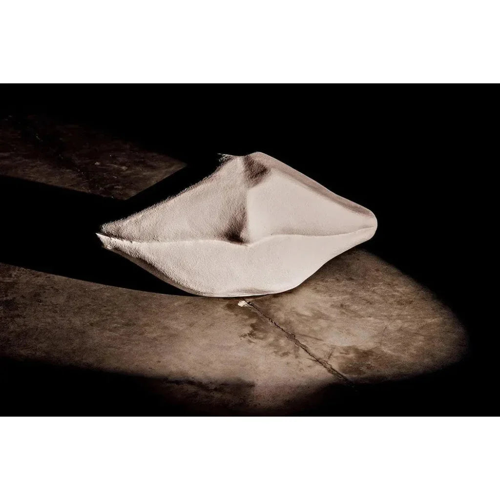 Lips White Fiber Cement Sculpture