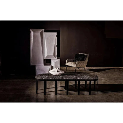 Lips White Fiber Cement Sculpture