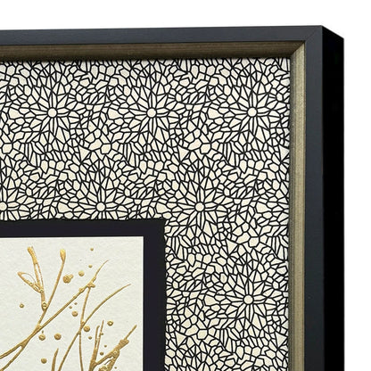 Liquid Gold I Wood Metallic Framed Wall Art 4PC -- view 4