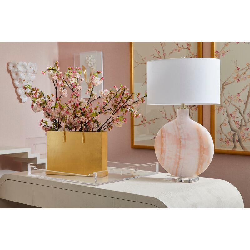 Lizzie Mesmerizing Marble Design Table Lamp - LOOMLAN - Chelsea House - Table Lamps